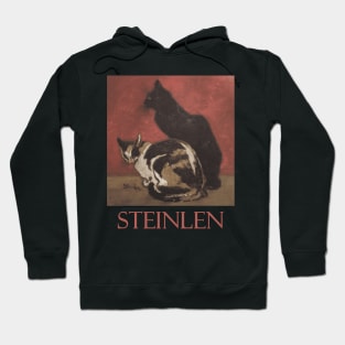 Cats by Théophile Steinlen Hoodie